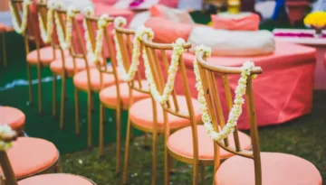 Sillas forradas para fiestas