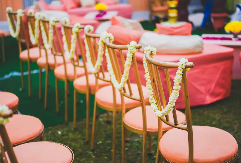 Sillas forradas para fiestas