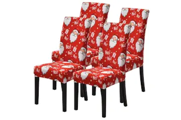 funda silla navidad con respaldo - nibesser