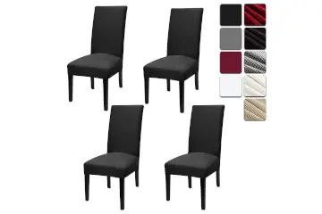 fundas para sillas de comedor pack de 4 covers - dioxide